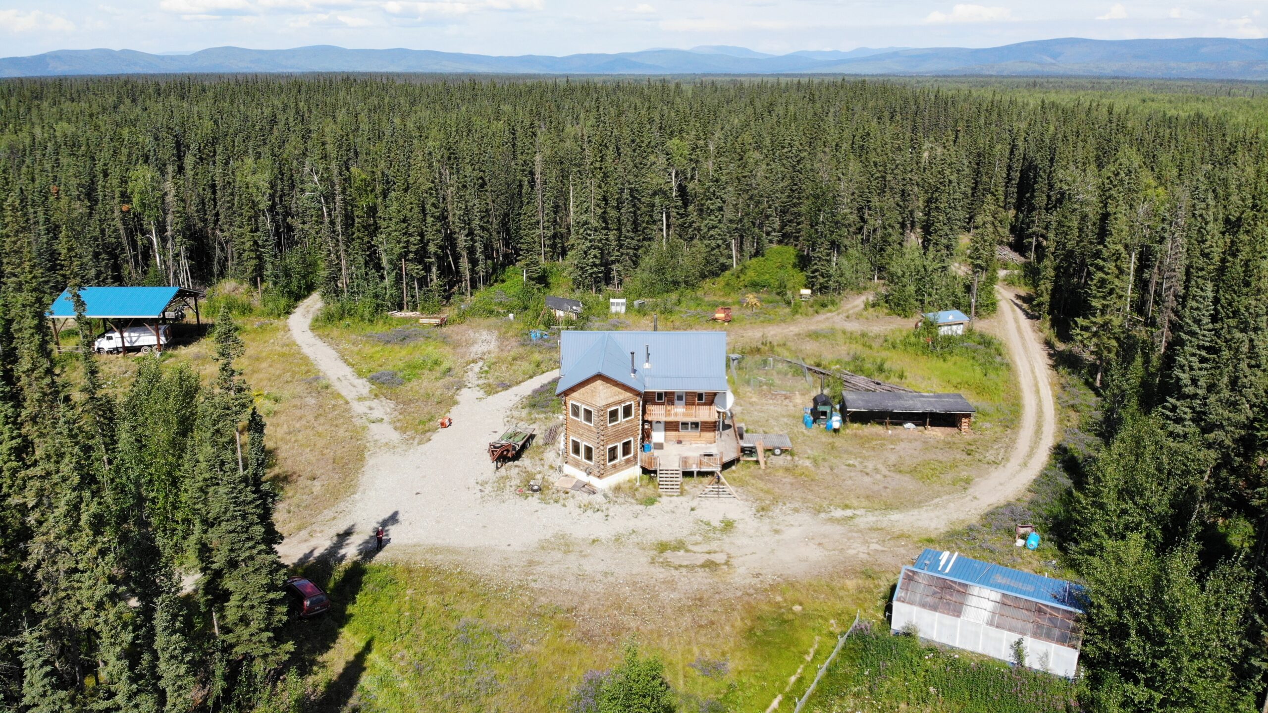 Home For Sale Delta Junction, Log House, 160 Acre Hay Farm