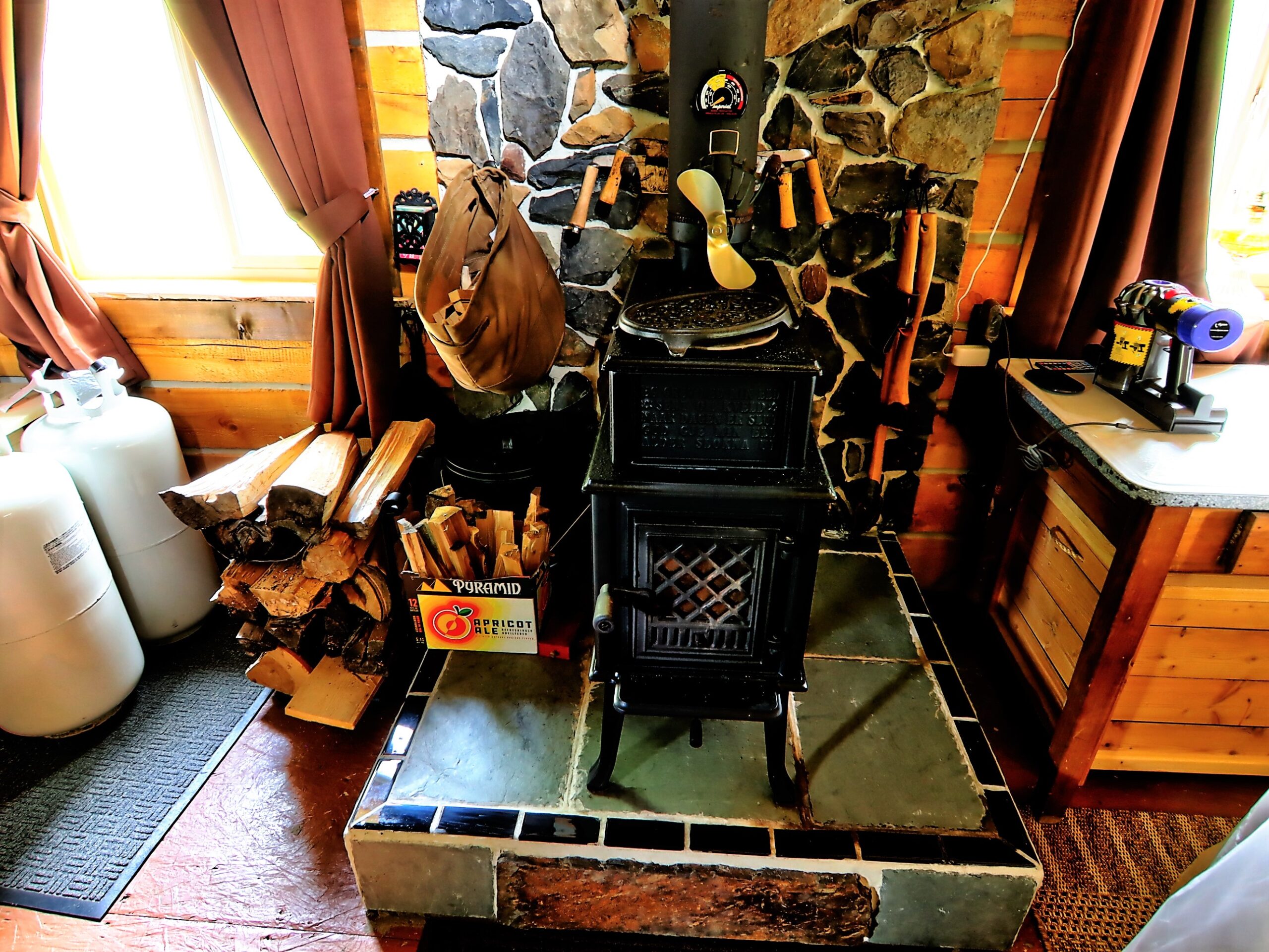 Remote Log Cabin for Sale on 5 Acres in Talkeetna Alaska