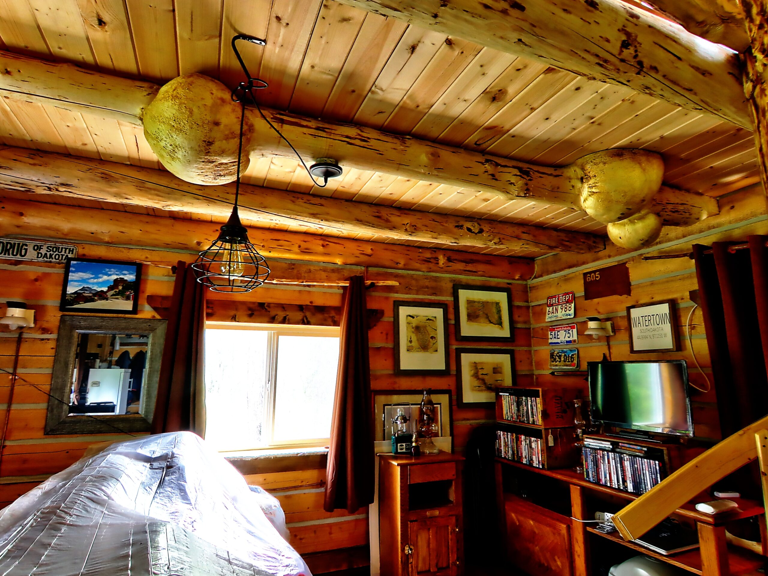 Remote Log Cabin for Sale on 5 Acres in Talkeetna Alaska