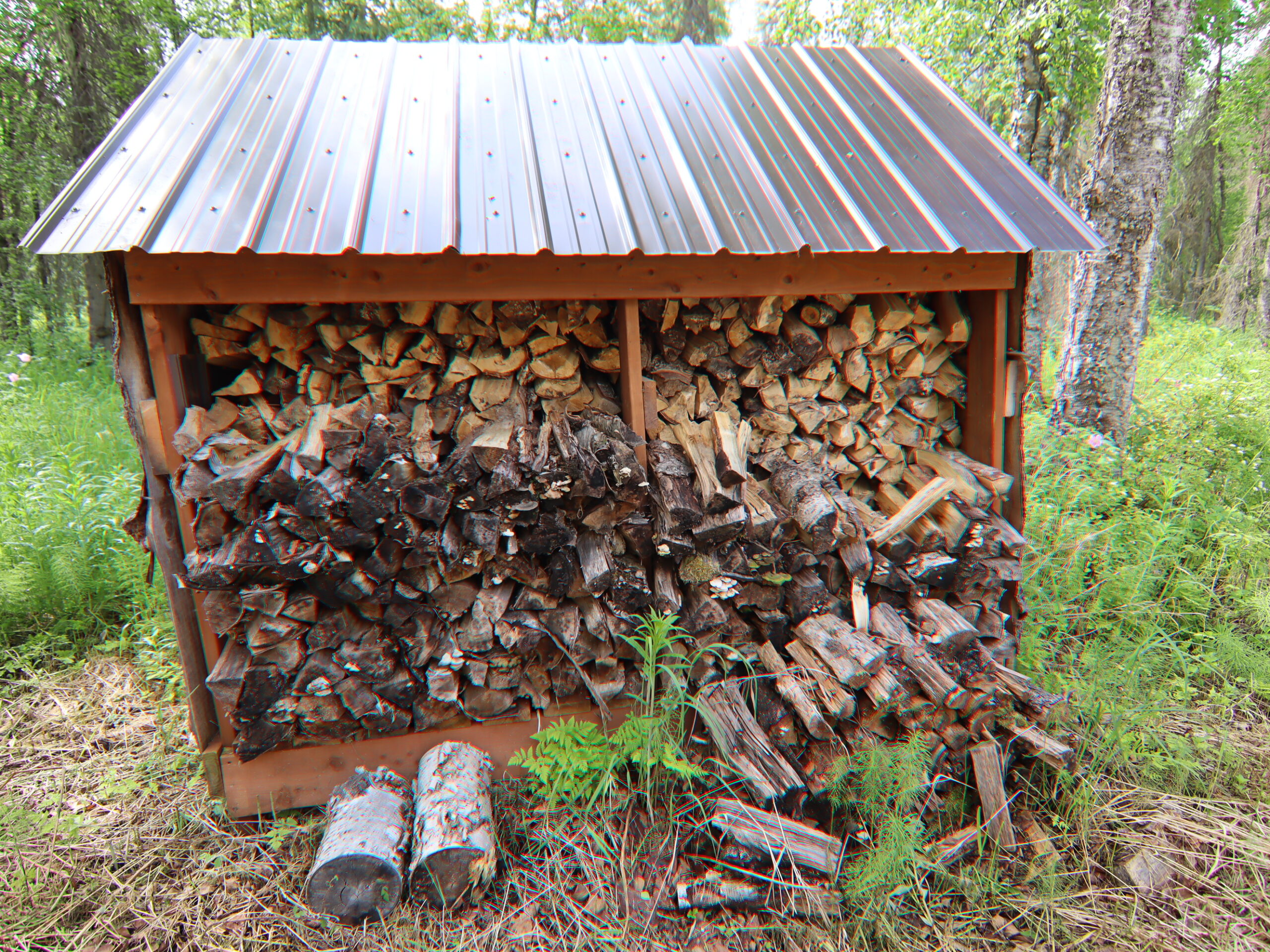 Remote Log Cabin for Sale on 5 Acres in Talkeetna Alaska