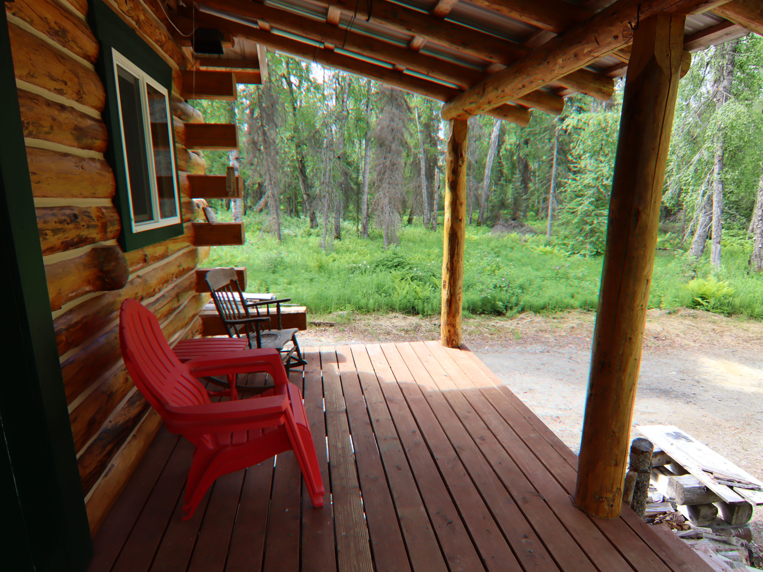 Remote Log Cabin for Sale on 5 Acres in Talkeetna Alaska