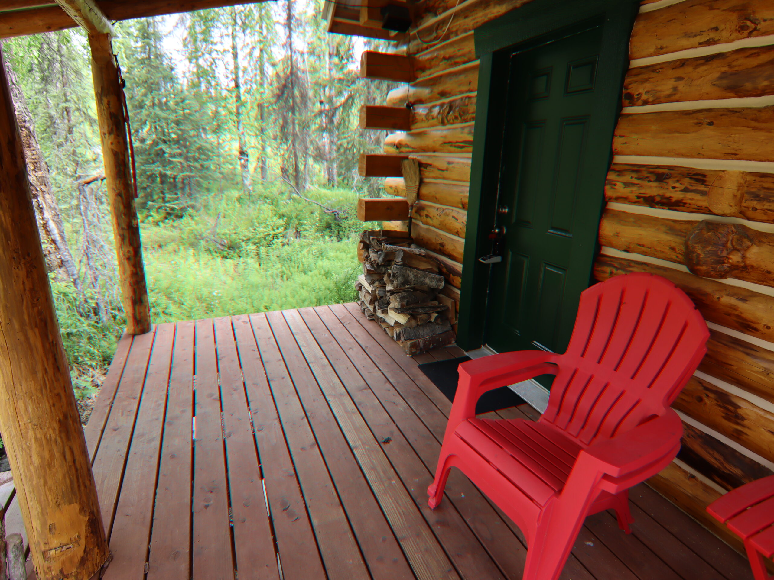 Remote Log Cabin for Sale on 5 Acres in Talkeetna Alaska