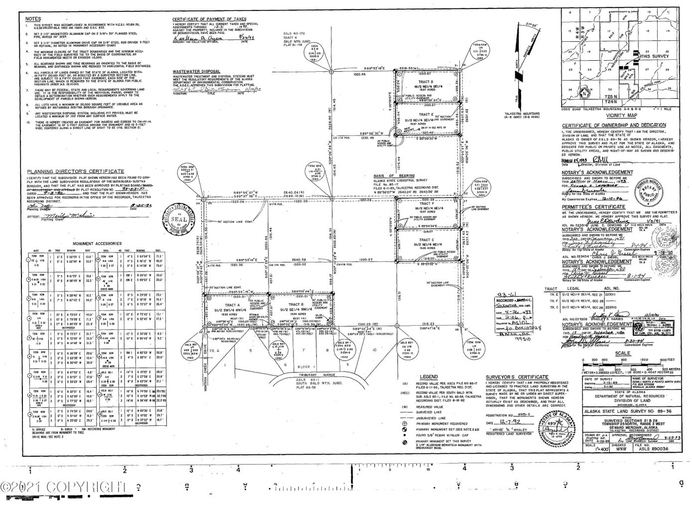 Remote 20 Acres with Trail Access Near Talkeetna Alaska