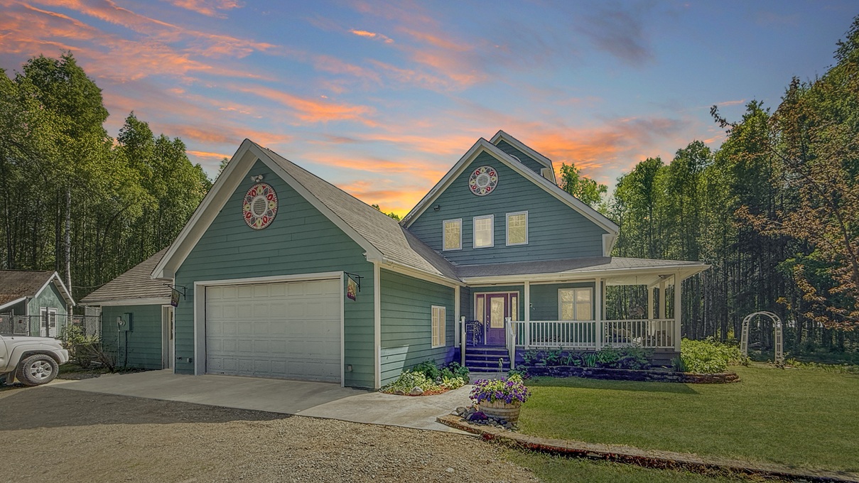 Featured image for “3 Bedroom Home on 10 Acres in Willow Alaska | Alaska Lifestyle Property $599K”